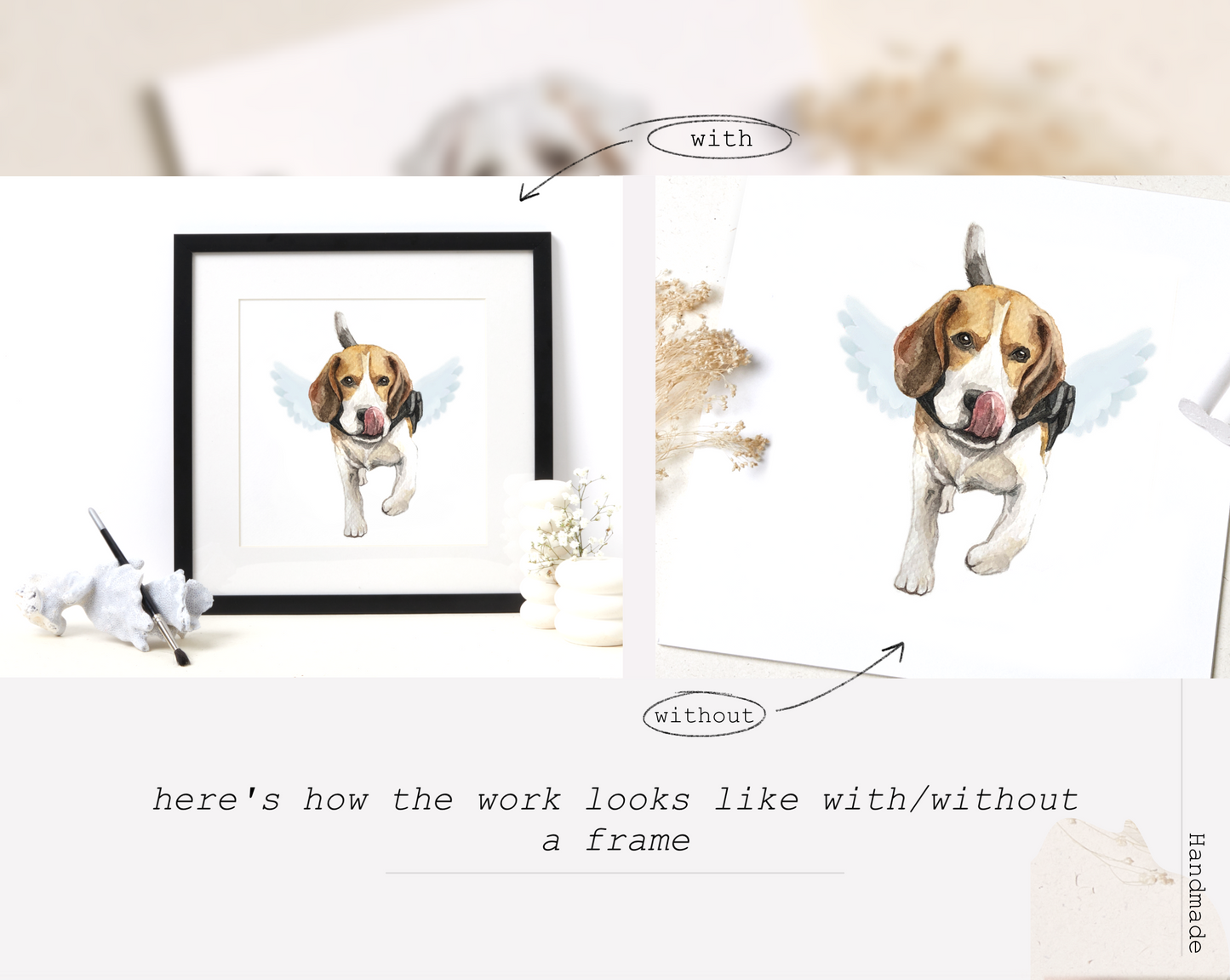 Memorial Pet Portrait, Personalized Pet Memorial, PASSED AWAY PETS