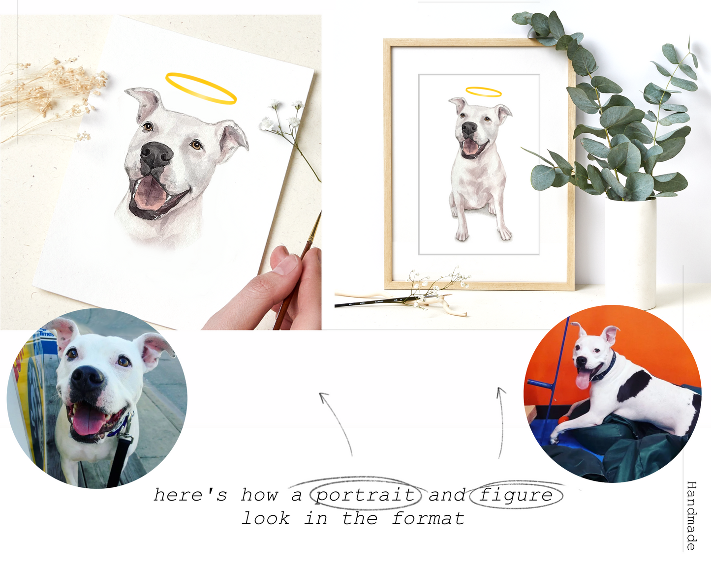 Memorial Pet Portrait, Personalized Pet Memorial, PASSED AWAY PETS