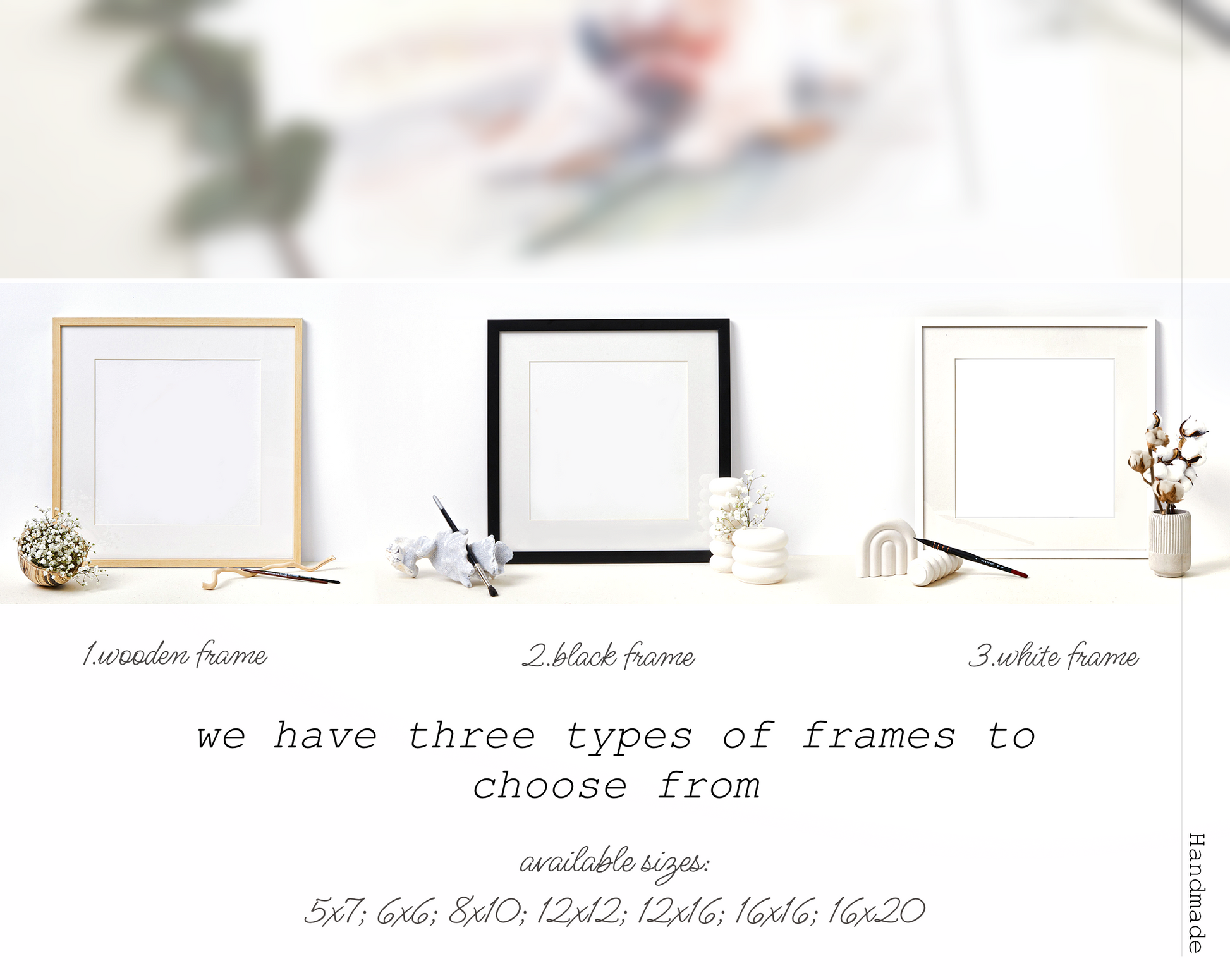 Watercolor Family Portrait | Portrait from Photo | Family Portrait with Pets | Family Portrait with Frame | People Portrait from Photo